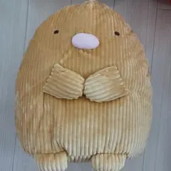 すみっコぐらし　コーデュロイぬいぐるみ　とんかつ