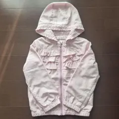 mezzo piano フリル付きピンクジャケット130