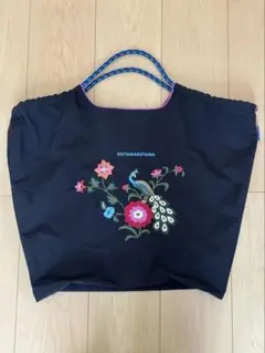 と*☆様 極美品 希少✨ ケイタマルヤマ ゴブラン織り 立体刺繍 花柄 総柄 コ ケイタ マルヤマの“千代の富士”ビーズ刺繍入り「利休バッグ」や