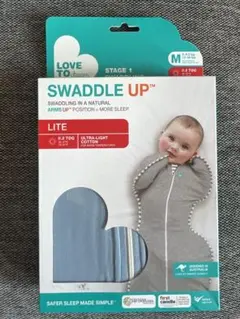 【新品】スワドルアップM ダスティーブルー　SWADDLE UP Lite