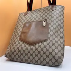 GUCCI グッチ GGスプリーム GG柄 トートバッグ シェリーライン