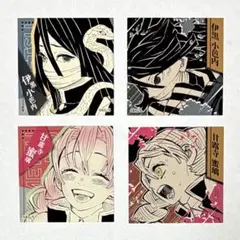 K192鬼滅◇伊黒・蜜璃◇スクエアステッカー