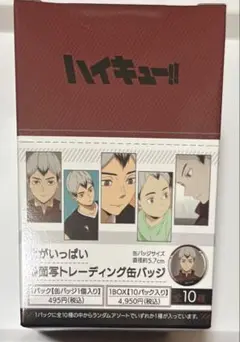 ハイキュー 北信介 トレーディング缶バッジ 新品未開封 1BOX10個入り