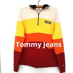 TOMMY JEANSトミージーンズパーカーS メンズスウエットパーカー薄手通年