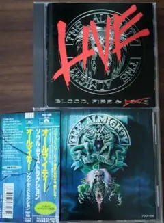 THE ALMIGHTY BLOOD, FIRE & LIVE　他全2枚