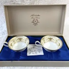 未使用品　ノリタケ　インペリアルスイート　カップアンドソーサー　2客セット