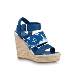 Louis Vuitton モノグラム サンダル ウェッジソールのサムネイル