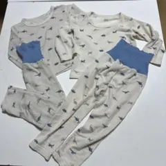 男の子　腹巻き付きパジャマ　恐竜柄　100㎝　2枚セット