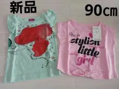 専用です！Disney アリエル Tシャツ、ピンクTシャツ 90cm