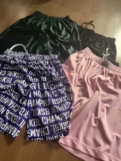 バスパン4点セットバスケットボールパンツ 練習着ミニバス大人バスケ高学年中学生
