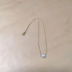 一粒パールネックレス
