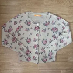 花柄カーディガン