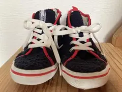 【VANS バンズ】ハイカットスニーカー　ボア　黒　21cm