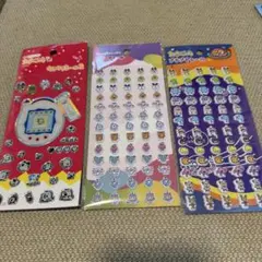 セリア　たまごっち　キラキラシール3 プチプチシール