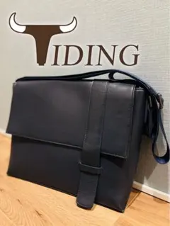 ✨️美品✨️ 高級牛革使用TIDINGショルダーバッグA4 通勤バッグ
