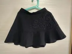 Chloé クロエ キッズ スカート サイズ8 ブラック 刺繍 フレアのサムネイル