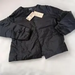 新品未使用軽量ダウンノーカラージャケット（帯電防止裏地）