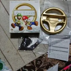 ☆新品☆クラブニンテンドー マリオカートWii用ゴールデンハンドル(非売品完品)