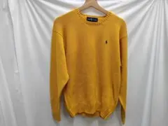 Ralph Lauren クルーネックニット イエロー Mのサムネイル