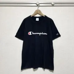 【美品】Champion(チャンピオン)ロゴTシャツ Lサイズ 英文字 ゆったり