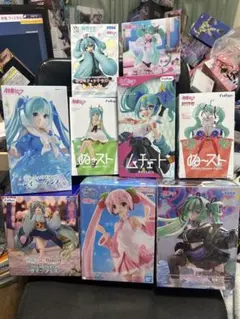 初音ミク プライズフィギュア 9体セット 初音ミク·プライズフィギュア·9体セット·新品未開封 - メルカリ