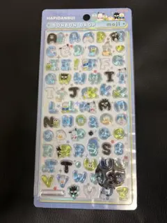 はぴだんぶい文字★ボンボンドロップシール1個のサムネイル