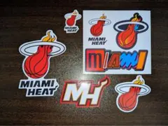 【新品未使用】マイアミ・ヒート (Miami Heat) ステッカー7枚セット