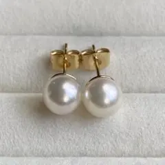 あこや真珠　スタッドピアス　F519