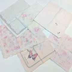 6장 세트 HANAE MORI NINA RICCI 손수건 묶음 판매