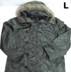 L 米国製 アルファインダストリーズ フライトジャケット N-3B USA