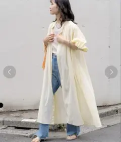 美品✨CIAOPANIC TYPYボリュームスリーブストライプシャツワンピ