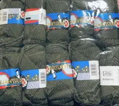 最終金額　大幅値下げ　ウール　毛100 カーキ　毛糸