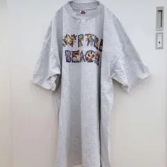古着 グレー オーバーサイズ Tシャツ