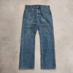 リーバイス501 Levis W33 青 古着 ヒゲ ハチノス 23231