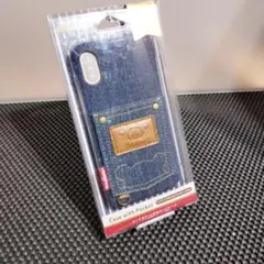 新品未使用 iPhoneXS/X ハードケースポケット付き リラックマ/デニム
