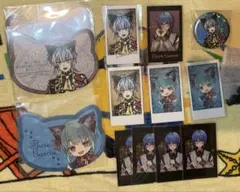 あくねこ フルーレ ナンジャタウン バレンタインチェキ 缶バッジ 箔押し