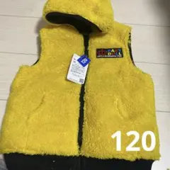 (120)ベビードール リバーシブル ふわふわ ベスト