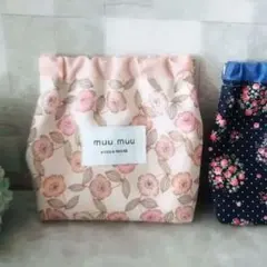 ゆうちゃん★即購入可様専用　花柄バネ口ポーチ　小物入れ　ミニポーチ　コスメポーチ