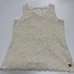 イングファースト☆アイボリー レース タンクトップ 140cmのサムネイル