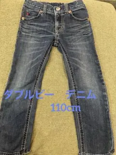 DOUBLE.Bのデニムパンツ　110cmです