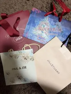 ショップ袋4点セット