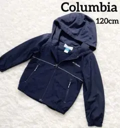 コロンビア キッズ120 ウィンドブレーカー 軽量 ナイロン 美品