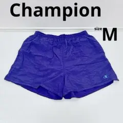 【水陸両用】Champion チャンピオン ナイロンショーツ パープル M