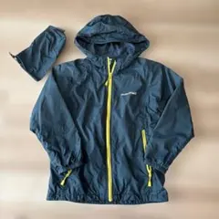 モンベル　ライトシェルパーカー　ブルーグリーン　130