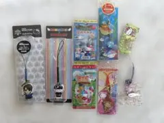 公*o様 ハローキティ ご当地 コラボ ストラップ 根付け 7点セット まとめ売