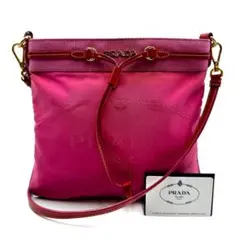 ◆良品◆ プラダ PRADA ショルダーバッグ 鞄 テスートナイロン ジャガードのサムネイル