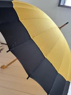 ⭐️終了まであと10日⭐️黒と黄色の長傘