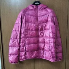 ★値下げ中★ユニクロ フード付きダウンジャケット M ピンク