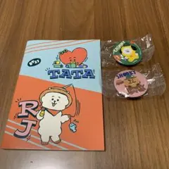くら寿司/BT21 ミニノートと缶バッジ