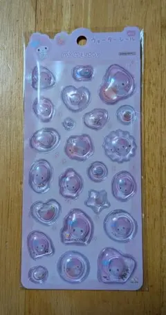★未使用★「マイメロディ」ウォーターシール mini
